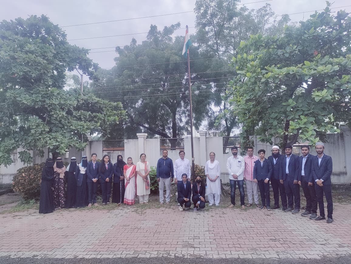 Flag Hoisting Ceremony at Netradeep College of Optometry