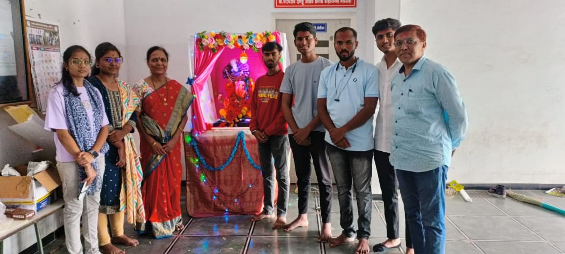 Ganesh Chaturthi celebration at Netradeep College of Optometry