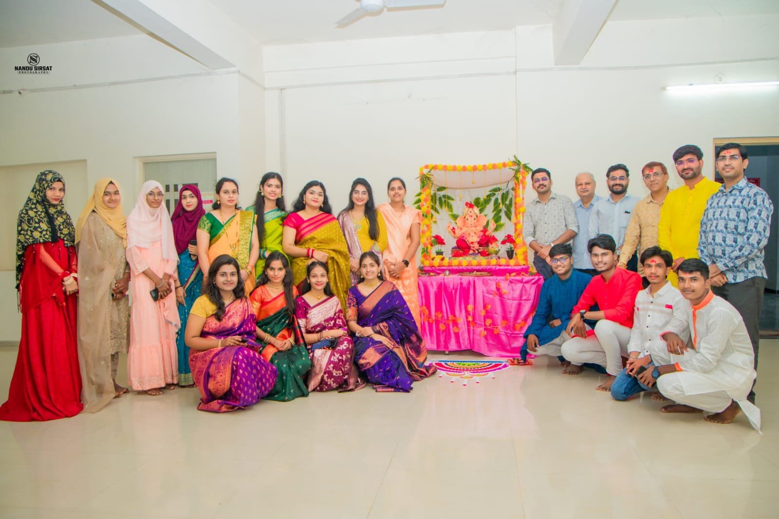 Ganesh Chaturthi celebration at Netradeep College of Optometry